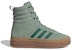 (W) adidas Gazelle Boot 'Silver Green Gum' - Kasut Hijau Perak Tapak Getah. ID6982