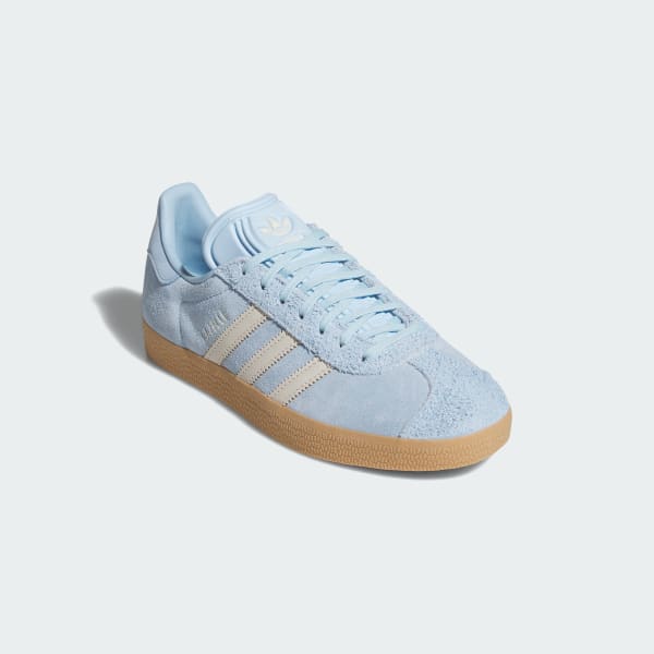 (W) Adidas Gazelle Clear Sky/Cream White/Gum 圖 4