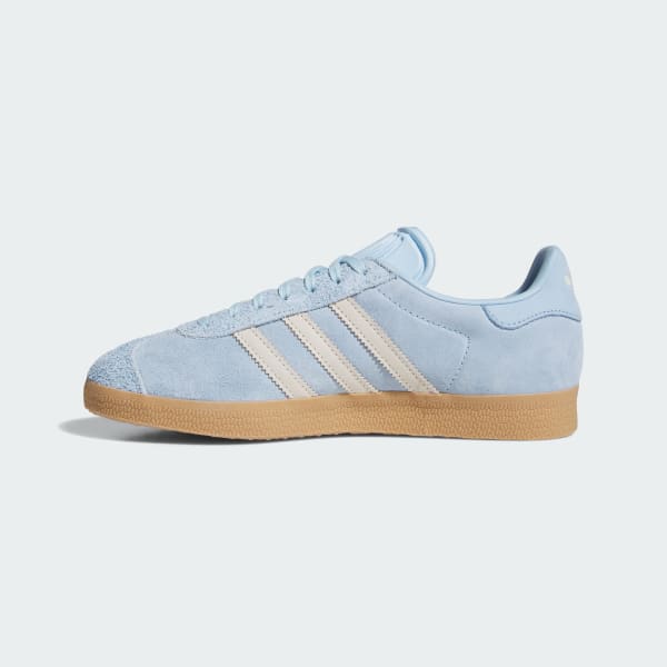 (W) Adidas Gazelle Clear Sky/Cream White/Gum 圖 6