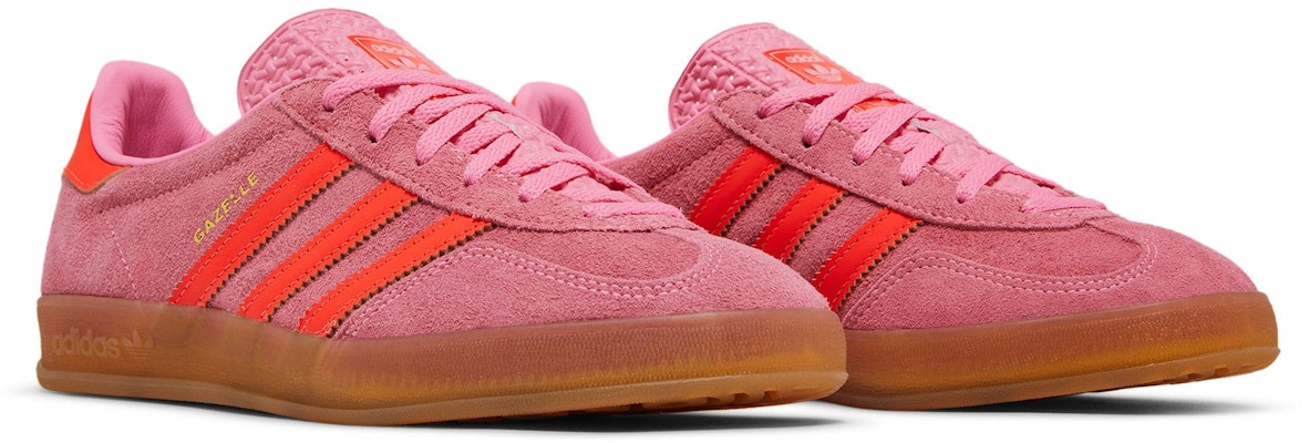 (W) adidas Gazelle Indoor 'Beam Pink Solar Red' Wanita Pria Sneakers IE1058 2