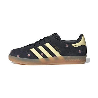 (W) adidas Gazelle Indoor 'Black Floral Embroidery'