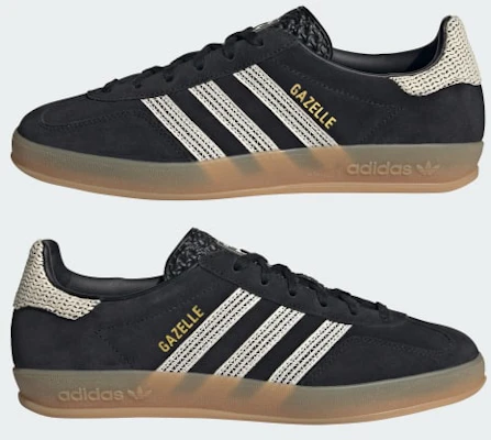 (W) adidas Gazelle Indoor ''Zwart Wonder Wit Gum'' JI2755 1