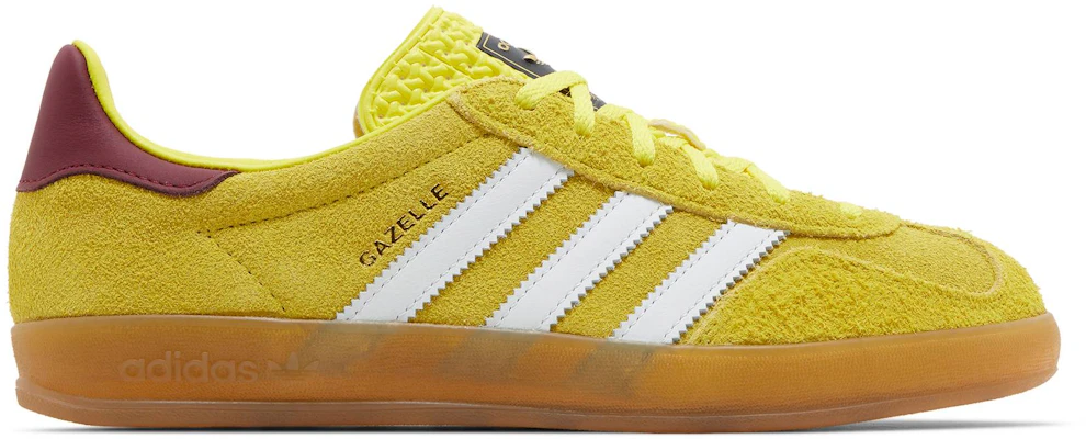 (Women) adidas Gazelle Indoor 'Bright Yellow Burgundy' IE7003 Buy (Women) adidas Gazelle Indoor 'Bright Yellow Burgundy' IE7003