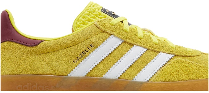 (W) adidas Gazelle Indoor 'Kuning Terang Burgundy' IE7003 Order (W) adidas Gazelle Indoor 'Kuning Terang Burgundy' IE7003