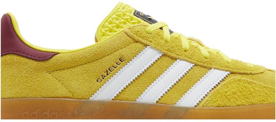 (Women) adidas Gazelle Indoor 'Bright Yellow Burgundy' IE7003 Order (Women) adidas Gazelle Indoor 'Bright Yellow Burgundy' IE7003