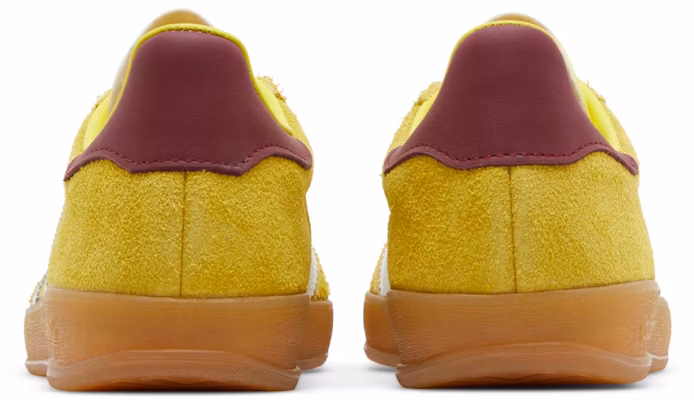 (Women) adidas Gazelle Indoor 'Bright Yellow Burgundy' IE7003 Details for (Women) adidas Gazelle Indoor 'Bright Yellow Burgundy' IE7003