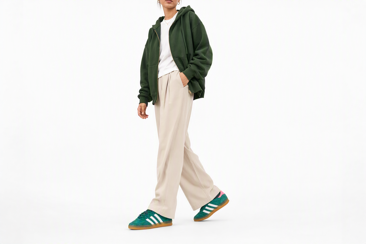 Order (W) adidas Gazelle Indoor ''Verde Collegiale Rosa'' IG5929