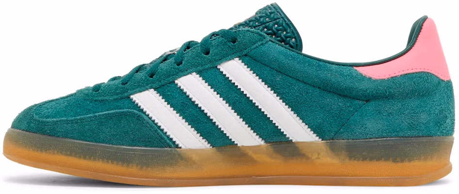 (Women) adidas Gazelle Indoor 'Collegiate Green Pink' IG5929 Lookbook (Women) adidas Gazelle Indoor 'Collegiate Green Pink' IG5929