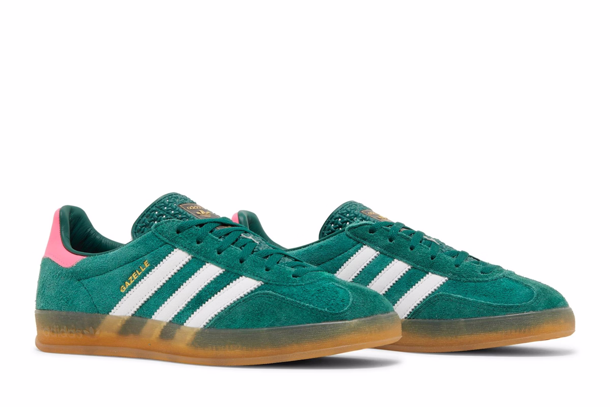 (Women) adidas Gazelle Indoor 'Collegiate Green Pink'