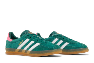 (Women) adidas Gazelle Indoor 'Collegiate Green Pink'
