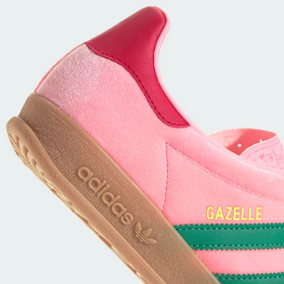 (W) adidas Gazelle Indoor ''Rose Glow et Vert Court'' JI2713 3