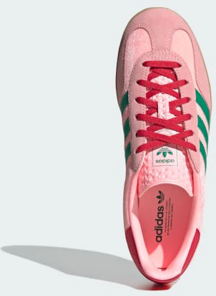 (W) adidas Gazelle Indoor ''Rose Glow et Vert Court'' JI2713 Lookbook (W) adidas Gazelle Indoor ''Rose Glow et Vert Court'' JI2713