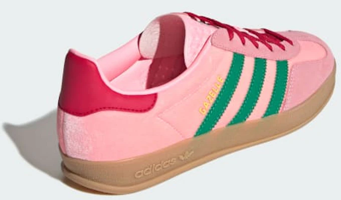 (W) adidas Gazelle Indoor ''Rose Glow et Vert Court'' JI2713 Details for (W) adidas Gazelle Indoor ''Rose Glow et Vert Court'' JI2713