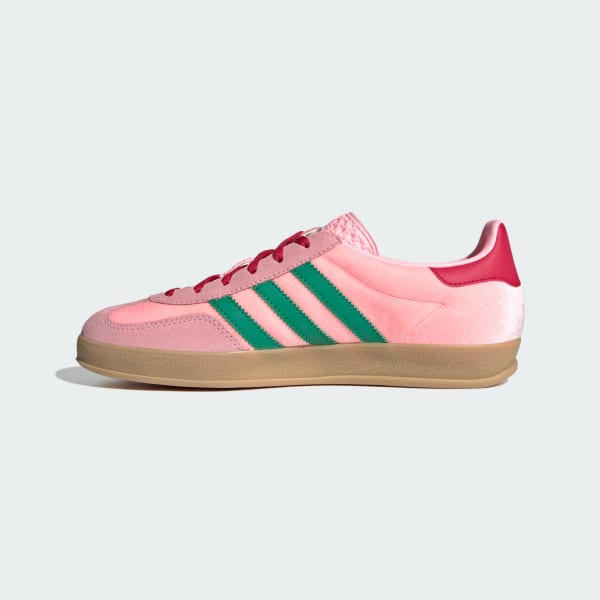 Sizing (W) adidas Gazelle Indoor ''Rose Glow et Vert Court'' JI2713