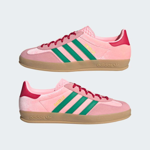 Cheap (W) adidas Gazelle Indoor ''Rose Glow et Vert Court'' JI2713