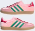 Cheap (W) adidas Gazelle Indoor ''Rose Glow et Vert Court'' JI2713