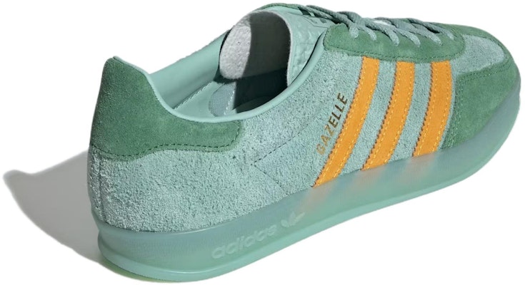 (Women) adidas Gazelle Indoor 'Hazy Green Crew Yellow' IG6783 Lookbook (Women) adidas Gazelle Indoor 'Hazy Green Crew Yellow' IG6783