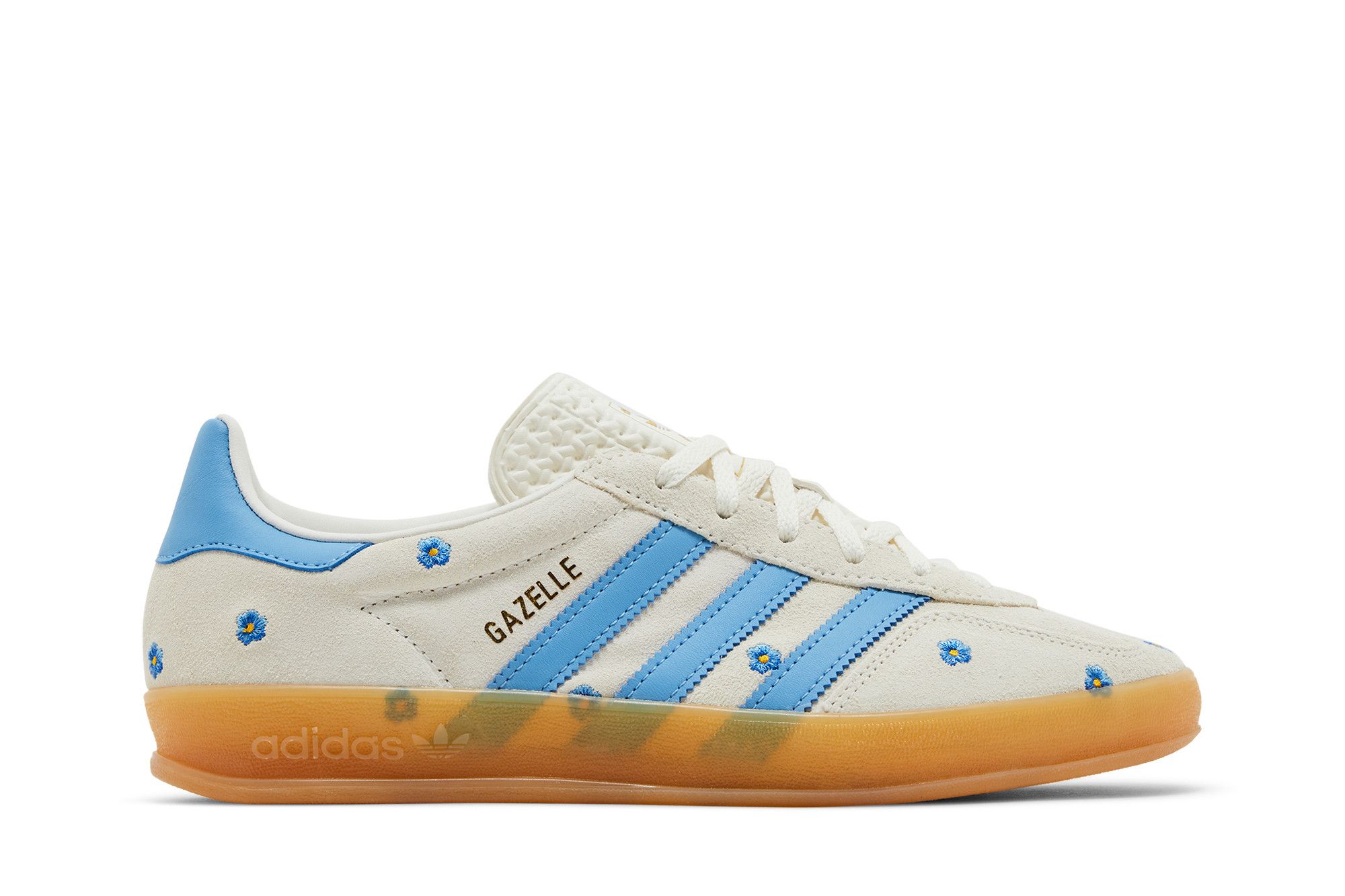 (Women) adidas Gazelle Indoor 'Light Blue Floral Embroidery' IF4491