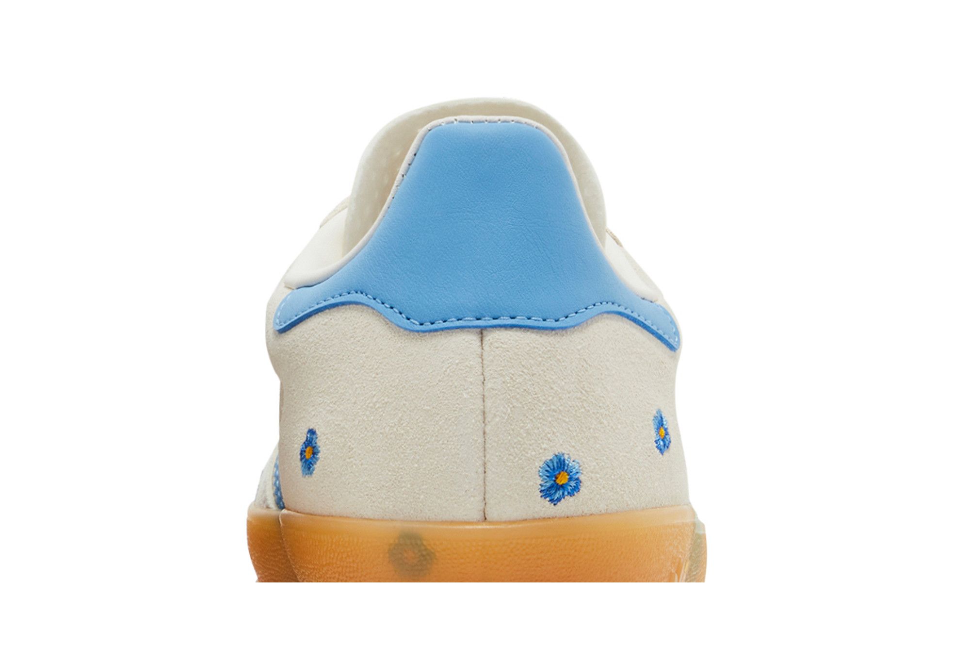 Sizing 愛迪達 Originals GAZELLE INDOOR “花卉/米色/淺藍色” 防滑耐磨輕便 低筒 板鞋 男女同款 灰色