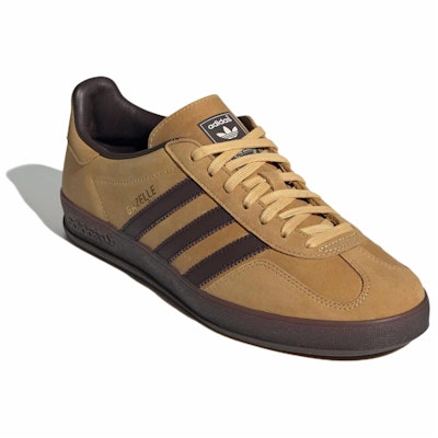 (W) adidas Gazelle Indoor 'Avena Marrón Oscuro' IH4771 Lookbook (W) adidas Gazelle Indoor 'Avena Marrón Oscuro' IH4771