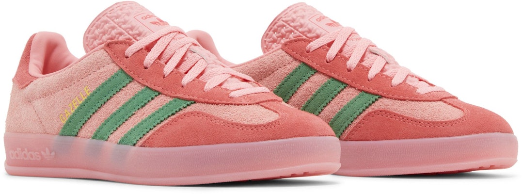 (Women) adidas Gazelle Indoor 'Pink Spark Preloved Green' IG6782 Cheap (Women) adidas Gazelle Indoor 'Pink Spark Preloved Green' IG6782