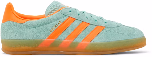 (Women) adidas Gazelle Indoor 'Pulse Mint Solar Orange' HQ8714 (Women) adidas Gazelle Indoor 'Pulse Mint Solar Orange' HQ8714