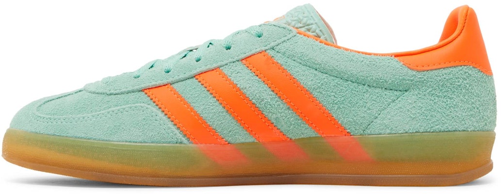 (Women) adidas Gazelle Indoor 'Pulse Mint Solar Orange' HQ8714 Lookbook (Women) adidas Gazelle Indoor 'Pulse Mint Solar Orange' HQ8714