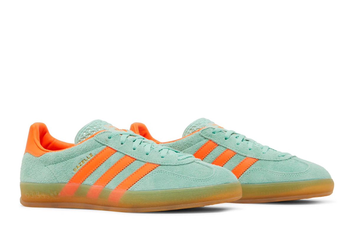 (Women) adidas Gazelle Indoor 'Pulse Mint Solar Orange' HQ8714