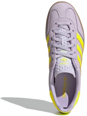 (Women) adidas Gazelle Indoor 'Silver Dawn Solar Yellow' IH5492 Lookbook (Women) adidas Gazelle Indoor 'Silver Dawn Solar Yellow' IH5492