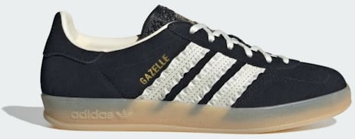 (Women) Adidas Gazelle Indoor Core Black/Cream White/Gum JS1412 (Women) Adidas Gazelle Indoor Core Black/Cream White/Gum JS1412