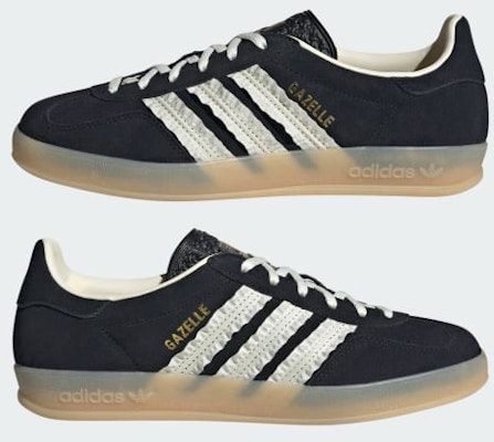 (Women) Adidas Gazelle Indoor Core Black/Cream White/Gum JS1412 Cheap (Women) Adidas Gazelle Indoor Core Black/Cream White/Gum JS1412