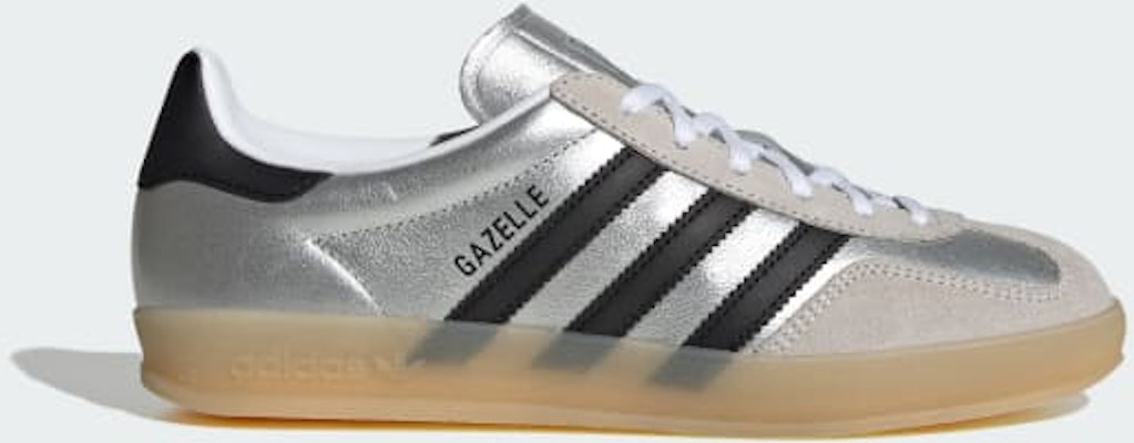 (Women) Adidas Gazelle Indoor Grey One/Core Black/Silver Metallic HP7215 Buy (Women) Adidas Gazelle Indoor Grey One/Core Black/Silver Metallic HP7215