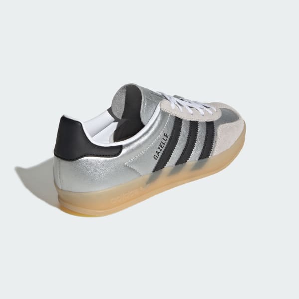 Purchase (W) Adidas Gazelle Indoor Kelabu/Hitam/Perak Metalik HP7215
