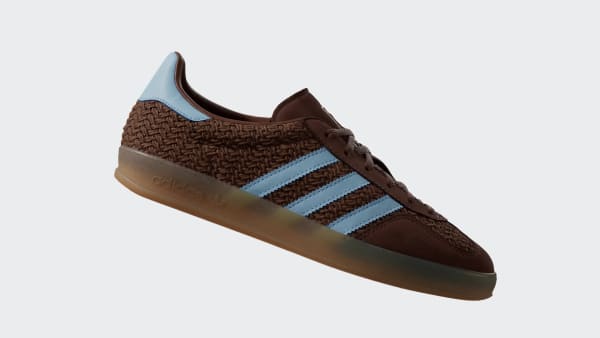 Order (W) Adidas Gazelle 室內鞋 二手 棕色/淺藍/膠底 JS1417