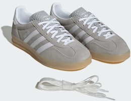 (W) 阿迪达斯Gazelle室内运动鞋 灰色二号/云白色/胶底 JQ7008 Sizing (W) 阿迪达斯Gazelle室内运动鞋 灰色二号/云白色/胶底 JQ7008