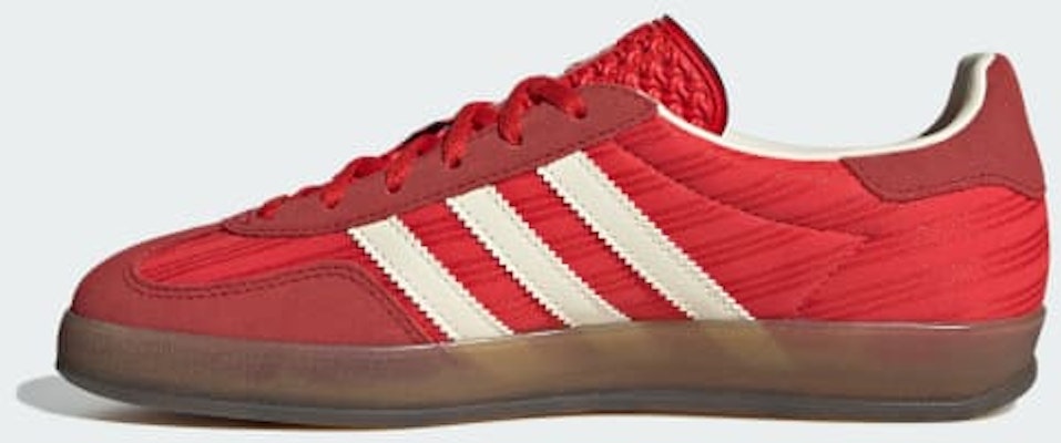 (W) Adidas Gazelle Indoor Zapatillas Rojo/Escarlata/Blanco Crema JS1411 Sizing (W) Adidas Gazelle Indoor Zapatillas Rojo/Escarlata/Blanco Crema JS1411