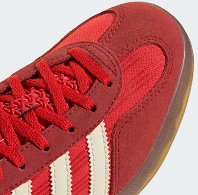 (W) Adidas Gazelle Indoor Zapatillas Rojo/Escarlata/Blanco Crema JS1411 2
