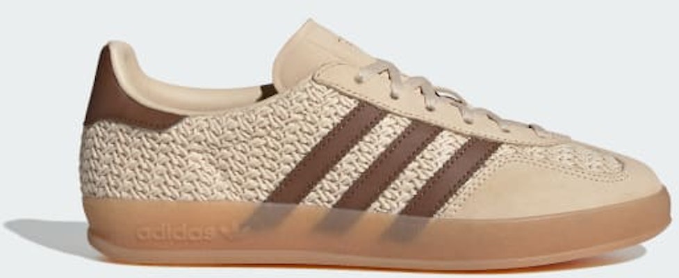 (Women) Adidas Gazelle Indoor Sneakers Sand Strata/Preloved Brown/Gum JS1418 Buy (Women) Adidas Gazelle Indoor Sneakers Sand Strata/Preloved Brown/Gum JS1418