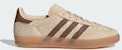 (Women) Adidas Gazelle Indoor Sneakers Sand Strata/Preloved Brown/Gum JS1418