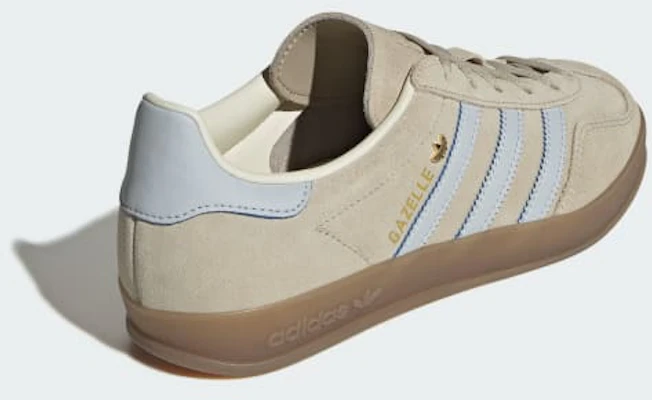 (W) 아디다스 가젤 인도어 스니커즈 원더 베이지/헤일로 블루/검 색상 JR2432 Details for (W) 아디다스 가젤 인도어 스니커즈 원더 베이지/헤일로 블루/검 색상 JR2432