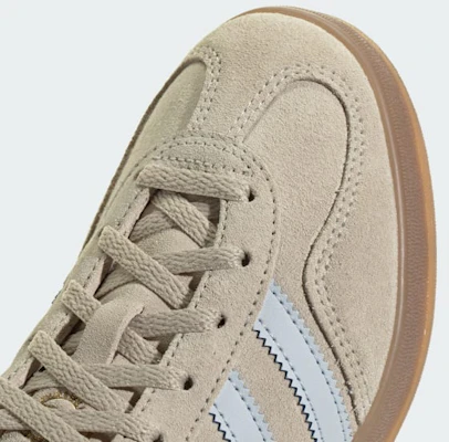 (W) 아디다스 가젤 인도어 스니커즈 원더 베이지/헤일로 블루/검 색상 JR2432 2