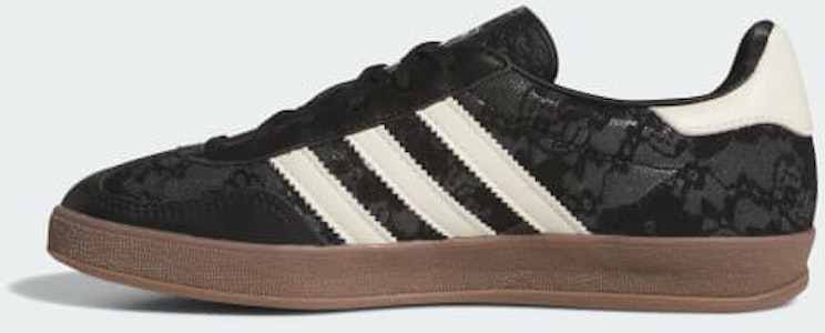 (W) Adidas Gazelle Indoor W Hitam/Krim Putih/Hitam Core HQ2624 Details for (W) Adidas Gazelle Indoor W Hitam/Krim Putih/Hitam Core HQ2624