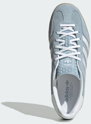 (Women) Adidas Gazelle Indoor Wonder Blue/Cloud White/Gum JQ7009 Order (Women) Adidas Gazelle Indoor Wonder Blue/Cloud White/Gum JQ7009
