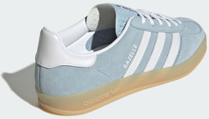 (Women) Adidas Gazelle Indoor Wonder Blue/Cloud White/Gum JQ7009 Purchase (Women) Adidas Gazelle Indoor Wonder Blue/Cloud White/Gum JQ7009