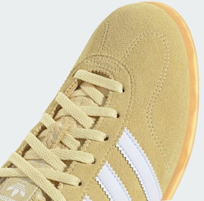 (W) Adidas Gazelle Low Pro Amarillo Casi/Blanco Nube/Goma JR8894 2