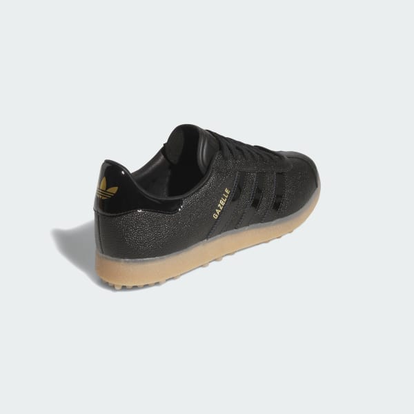 Purchase (W) Adidas Gazelle Luxe 無釘高爾夫鞋 黑色/黑色/橡膠色 JI4157