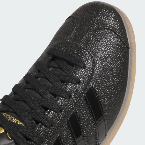 Cheap (W) Adidas Gazelle Luxe 無釘高爾夫鞋 黑色/黑色/橡膠色 JI4157