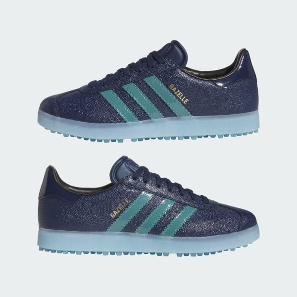 Sizing Adidas Gazelle Luxe 無釘高爾夫鞋 深藍/復古綠/晴空色 JI4158