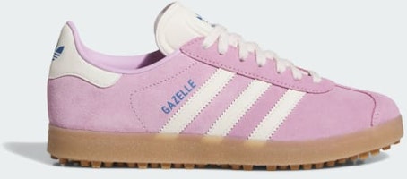 (Women) Adidas Gazelle Spikeless Bliss Lilac/Chalk White/Blue Bird JQ7755 (Women) Adidas Gazelle Spikeless Bliss Lilac/Chalk White/Blue Bird JQ7755