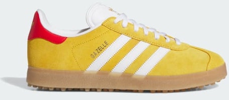 Adidas Gazelle Spikeless Bold Gold/Cloud White/Better Scarlet JS1896 Adidas Gazelle Spikeless Bold Gold/Cloud White/Better Scarlet JS1896